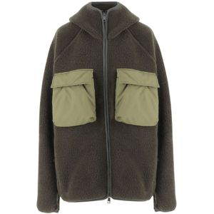 Woolrich, Heren, Jassen, Groen, Maat: L Fleece,