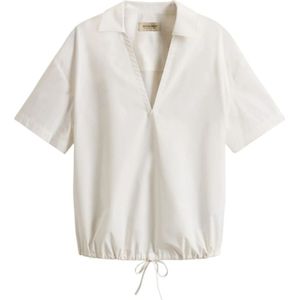 Woolrich, Dames, Blouses & Shirts, Beige, Maat: L