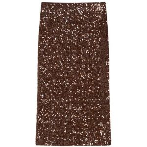 Pennyblack, Dames, Rokken, Bruin, Maat: XS Poliester,