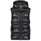 Gertrude - Zwarte Mouwloze Gewatteerde Jas - Heren - Nylon