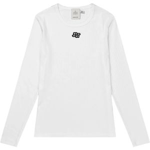 Munthe, Dames, Tops, Wit, Maat: 2XS Katoen,