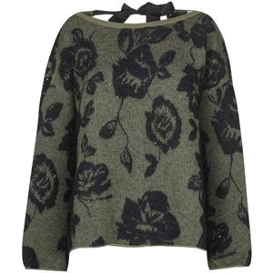 Liviana Conti, Dames, Truien, Zwart, Maat: S Wol,