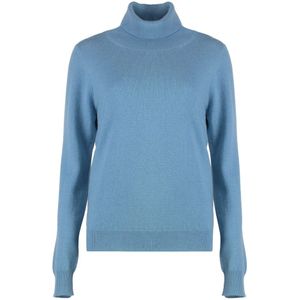 Malo, Dames, Truien, Blauw, Maat: M Kasjmier,