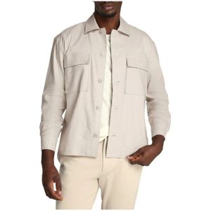 Calvin Klein, Heren, Jassen, Beige, Maat: M