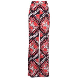 Valentino, Dames, Broeken, Veelkleurig, Maat: S Zijde,