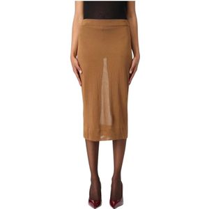 Saint Laurent, Dames, Rokken, Bruin, Maat: S