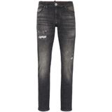 Philipp Plein, Heren, Jeans, Grijs, Maat: W30 Katoen,