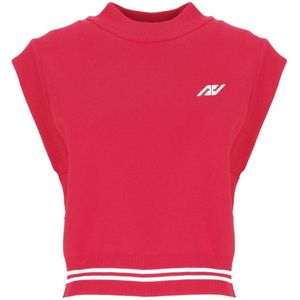Autry, Dames, Tops, Rood, Maat: M Viscose,