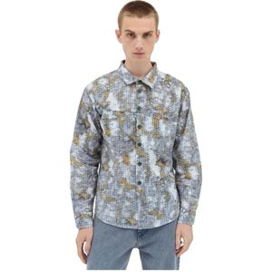 Brain Dead, Heren, Overhemden, Veelkleurig, Maat: M Katoen,