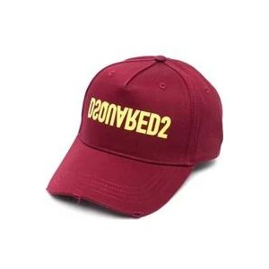 Dsquared2 Hats , Red , Heren , Maat: ONE Size