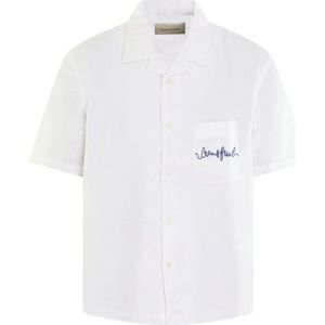 Bram's Fruit, Heren, Overhemden, Wit, Maat: M Linnen,