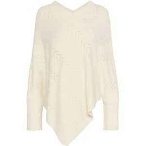 Cape - Beige - Dames - Eggnog Melange - Lichtgewicht Cover-up