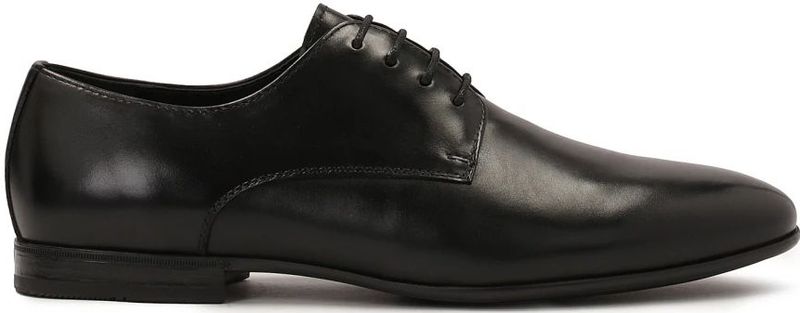 Kazar - Elegante Zwarte Halfschoenen - Heren - Leer