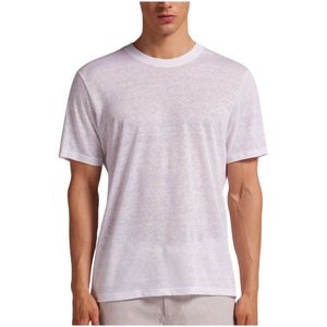 Tommy Hilfiger, Heren, Tops, Wit, Maat: XL Linnen,