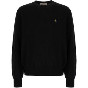 Vivienne Westwood, Heren, Truien, Zwart, Maat: S Katoen,