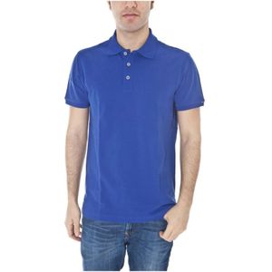 Armani, Heren, Tops, Blauw, Maat: XL Katoen,