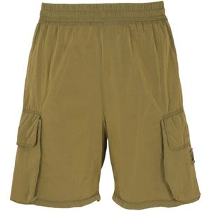 Aries, Heren, Korte broeken, Groen, Maat: L Katoen,