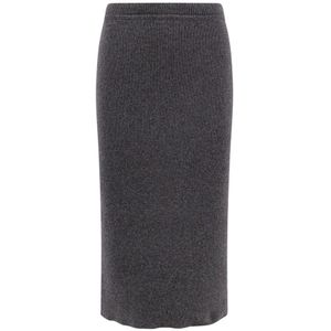 Tom Ford, Dames, Rokken, Grijs, Maat: M Katoen,