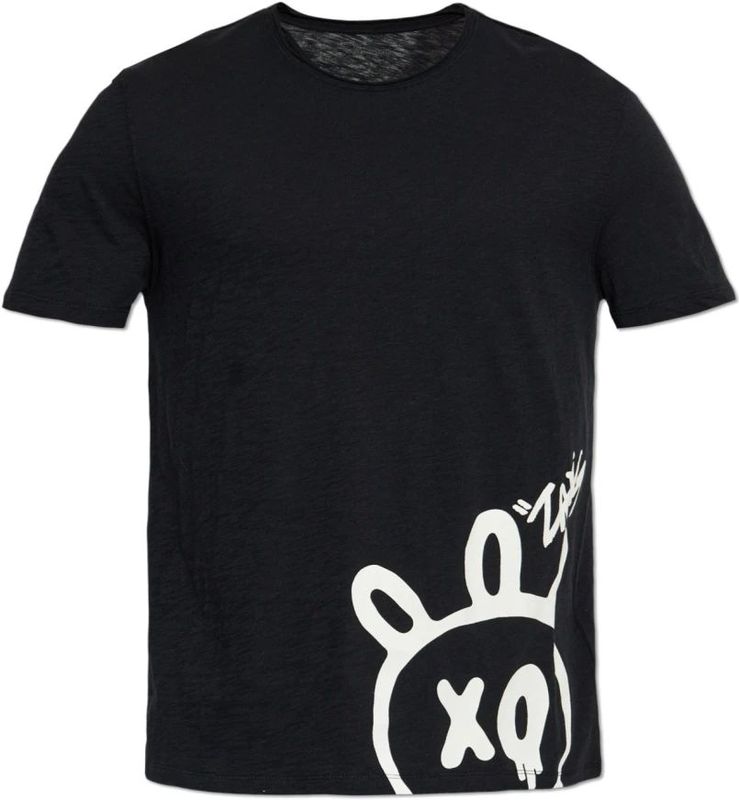 Zadig & Voltaire - Stockly - T-shirt - Zwart - Heren - Katoen