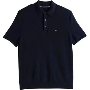 Tommy Hilfiger, Heren, Tops, Blauw, Maat: S Katoen,