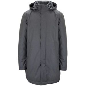 Herno, Heren, Mantels, Grijs, Maat: XL Wol,