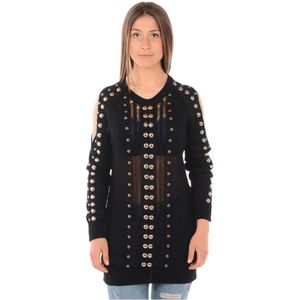 Liu Jo, Dames, Truien, Zwart, Maat: S Katoen,