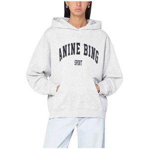 Anine Bing, Dames, Sweatshirts & Hoodies, Wit, Maat: XS