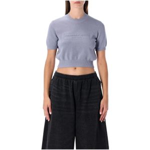 Alexander Wang, Dames, Truien, Paars, Maat: M