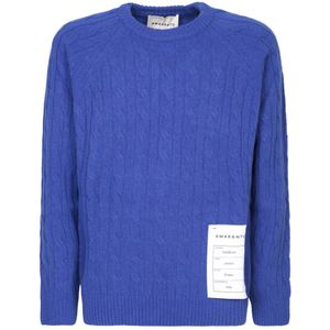 Amaránto, Heren, Truien, Blauw, Maat: M Wol,