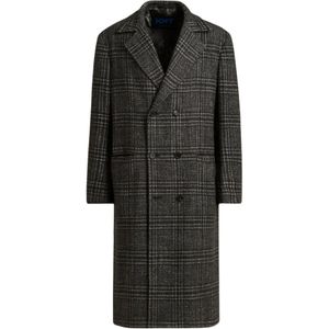 Kiton, Heren, Mantels, Grijs, Maat: L Zijde,