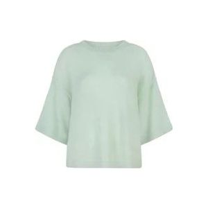 Dante 6 Luxe Alpaca Gebreide Trui , Green , Dames , Maat: M