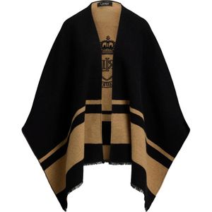 Ralph Lauren, Dames, Jassen, Zwart, Maat: ONE Size Wol,