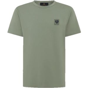 Belstaff, Heren, Tops, Groen, Maat: S Katoen,