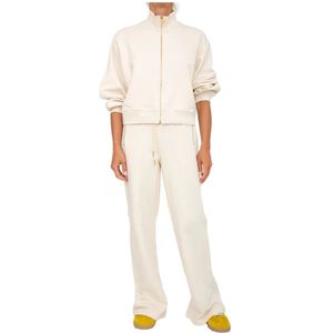 Twinset, Dames, Sport, Wit, Maat: S Katoen,