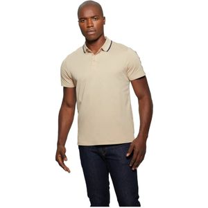 Guess, Heren, Tops, Beige, Maat: S Katoen,