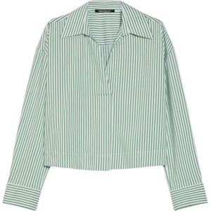 Pennyblack, Dames, Blouses & Shirts, Groen, Maat: 3XS Katoen,