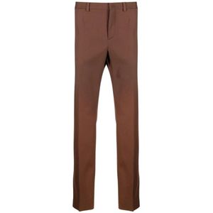 Valentino Garavani, Heren, Broeken, Bruin, Maat: XL Wol,