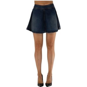 Haikure, Dames, Rokken, Blauw, Maat: W25 Denim,