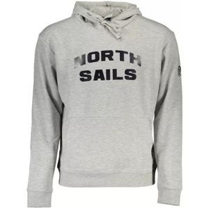North Sails, Heren, Sweatshirts & Hoodies, Grijs, Maat: 2XL Katoen,