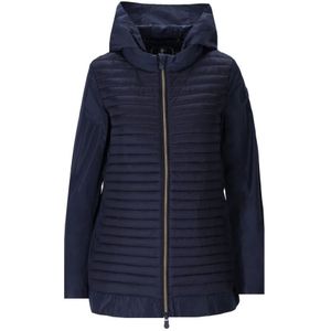 Save The Duck, Dames, Jassen, Blauw, Maat: L Nylon,