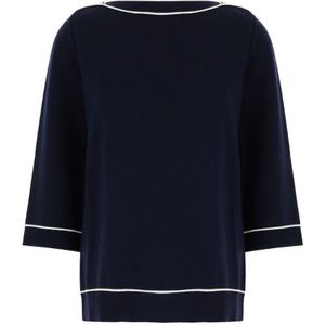 Gucci, Dames, Truien, Blauw, Maat: L Wol,