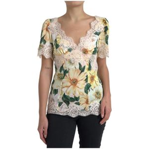 Dolce & Gabbana - Blouse - Veelkleurig - Zijde