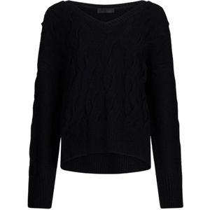 Liu Jo, Dames, Truien, Zwart, Maat: XS Wol,