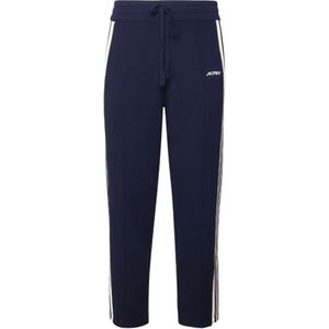 Autry Sportieve Blauwe Gestreepte Zijbroek , Blue , Heren , Maat: M