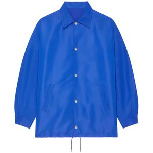 Givenchy, Heren, Overhemden, Blauw, Maat: M Viscose,