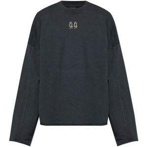 44 Label Group, Heren, Sweatshirts & Hoodies, Grijs, Maat: 2XL Katoen,