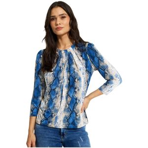 IN Front, Dames, Blouses & Shirts, Veelkleurig, Maat: M Poliester,