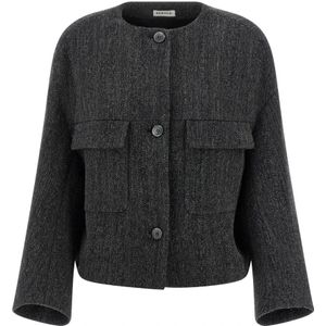 P.a.r.o.s.h., Dames, Jassen, Grijs, Maat: S Wol,