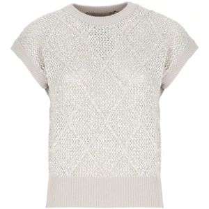 D.Exterior, Dames, Truien, Grijs, Maat: XS Wol,