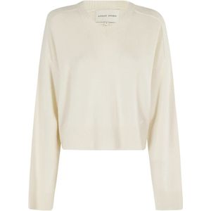 Loulou Studio, Dames, Truien, Beige, Maat: M